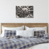Ouderwetse Wagenwiel Canvas Afdruk (Insitu (Slaapkamer))