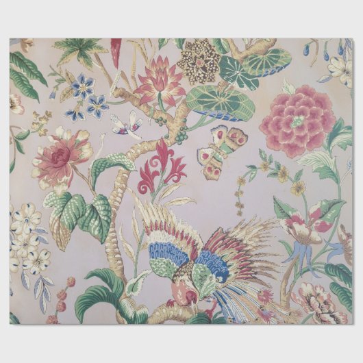 ouderwetse Wallpaper Cadeaupapier (Vlak)