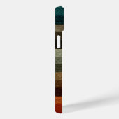 Ouderwetse warme herfst gestreepte patroon, aardet Case-Mate iPhone case (Achterkant / Rechts)