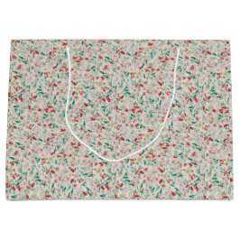 Ouderwetse waterverf bloemen Winterweide (crème) Groot Cadeauzakje