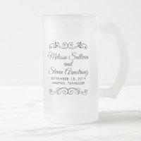  ouderwetse Westerne stijl bruiloft