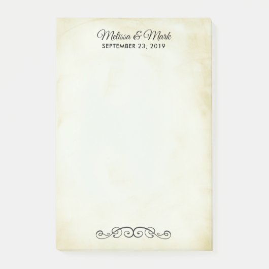 ouderwetse Westerne stijl Post-it® Notes (Voorkant)