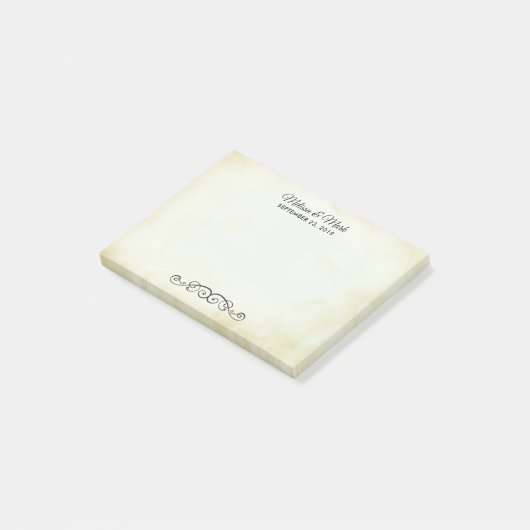 ouderwetse Westerne stijl Post-it® Notes (Schuin)