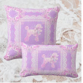 Ouderwetse Witte Roze Lilac Kant Poodle Patchwork Fleece Deken