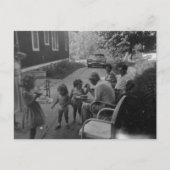 Ouderwetse zomer picknick plezier briefkaart (Voorkant)