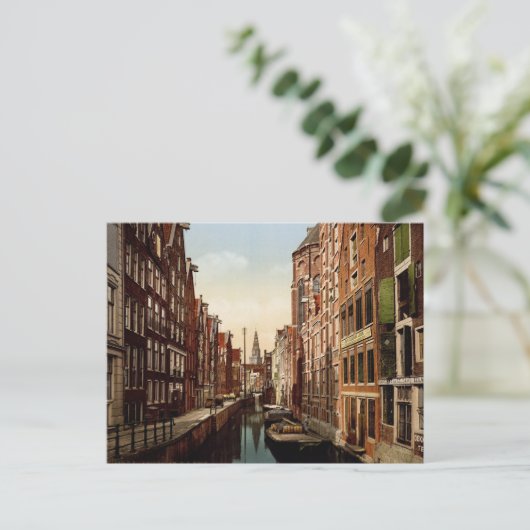 Oudezijds Kolk Amsterdam Briefkaart (Staand voorkant)