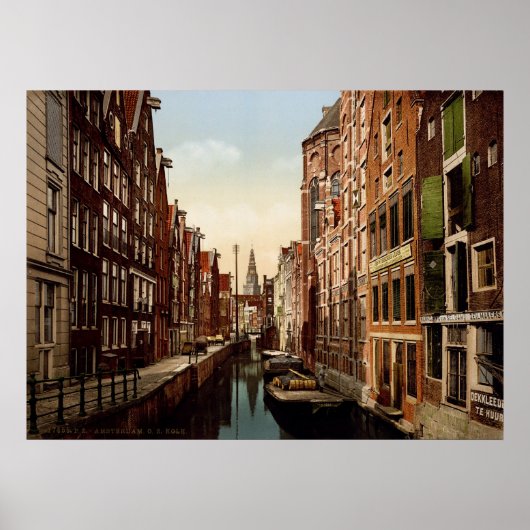 Oudezijds Kolk Amsterdam Poster (Voorkant)