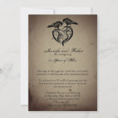 Oudgotisch Huis Hart Raaf Jubileum Kaart (Achterkant)