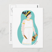 Oudgrieks Matryoshka-Briefkaart Briefkaart (Voorkant / Achterkant)