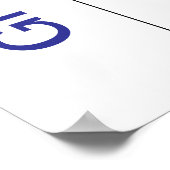 Oudgrieks schrijven | Grieks alfabet verticaal Poster (Hoek)