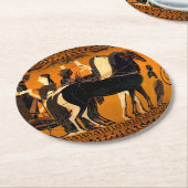 Oudgrieks Zwart-figuur Art Onderzetter (Gebogen)