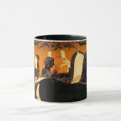 Oudgrieks Zwart-figuur Historische Kunst Mok (Midden)