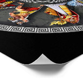 Oudgriekse mythologie goden poster (Hoek)