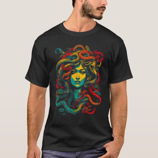 Oudgriekse mythologie Medusa T-shirt (Voorkant)