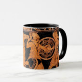 Oudgriekse rode figuur klassieke kunst Mok (Voorkant rechts)