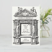 Oudgriekse Romeinse architectuur Kaart (Staand voorkant)