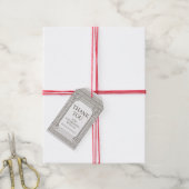 Oudheidkundig themafeest cadeaulabel (Met Touw)