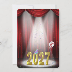 Oudjaar 2027 Feest In de Schijnwerpers Kaart