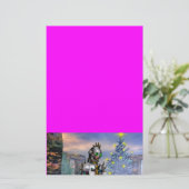OUDJAARSAVOND VAN EEN CYBORG BRIEFPAPIER (Staand voorkant)