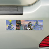 OUDJAARSAVOND VAN EEN CYBORG BUMPERSTICKER (Op auto)