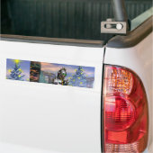 OUDJAARSAVOND VAN EEN CYBORG BUMPERSTICKER (Op Truck)