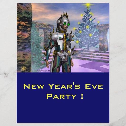 OUDJAARSAVOND VAN EEN CYBORG FLYER (Voorkant)