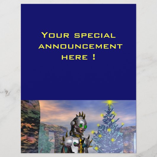 OUDJAARSAVOND VAN EEN CYBORG FLYER (Achterkant)