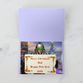 OUDJAARSAVOND VAN EEN CYBORG GEVALLEN... FEESTDAGEN KAART (Binnen)