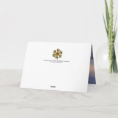 OUDJAARSAVOND VAN EEN CYBORG GEVALLEN... FEESTDAGEN KAART (Achterkant)