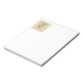 Oudjaarsbabys Vintage Klok Notitieblok (Linkerzijde)