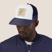 Oudjaarsbabys Vintage Klok Trucker Pet (In situ)
