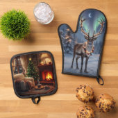 Oudjaarset Ovenwant & Pannenlap Set (Top down)