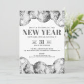 Oudjaarsfeestvieringsparty Kaart (Staand voorkant)