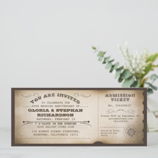 Oudjaarsloterij typografie ontwerp kaart (Staand voorkant)