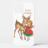 Oudjarige kerstherten en kinderfeestdag Case-Mate iPhone case (Achterkant)