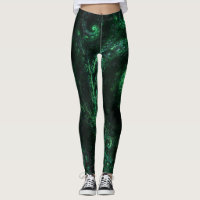 OudOnes Fractal Art Design Leggings