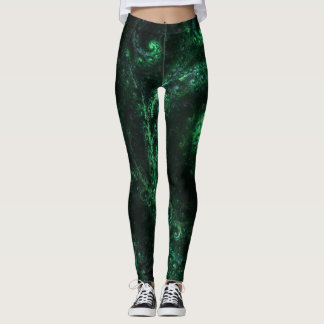OudOnes Fractal Art Design Leggings