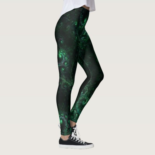 OudOnes Fractal Art Design Leggings (Rechts)