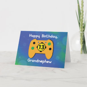Oudoomneef verjaardag 13 jaar gamer controller kaart