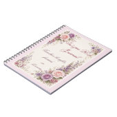 Oudroze Dagboek Notitieboek (Linkerzijde)
