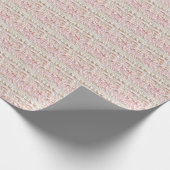 Oudroze Kanten Coquette Inpakpapier (Hoek)