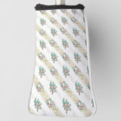 Oudroze Patroon - Golf Hoofddeksel Golfheadcover (Draai 90)
