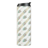 Oudroze Patroon - Thermokop Thermosbeker (Gedraaid links)