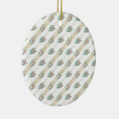 Oudroze Patroon - Versiering Keramisch Ornament (Rechts)
