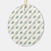 Oudroze Patroon - Versiering Keramisch Ornament (Links)