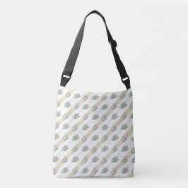 Oudroze Patroon - Wandtapijt Crossbody Tas
