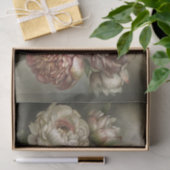 Oudroze Pioenboeket Bloemendecoupage Tissuepapier (Geschenk)