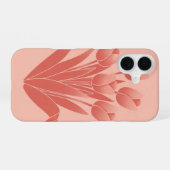 Oudroze Tulpboeket iPhone 16 Hoesje (Achterkant horizontaal)