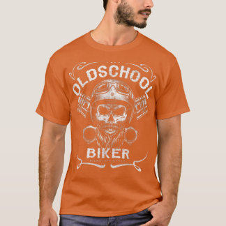 Oudschool Cooles Biker Motiv 1252 T-shirt