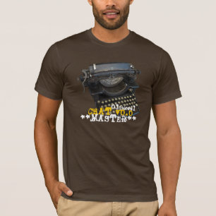 Oudskool Chat v0.0 Master Antiek schrijfmachine T-shirt